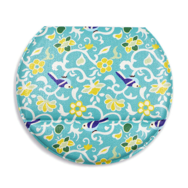 花唐草に小鳥・BLU