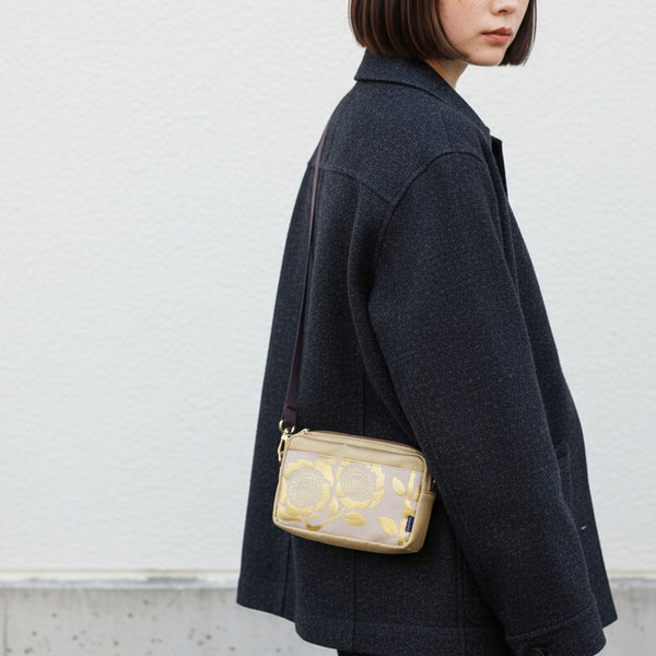 [箔プリント] ウォレットショルダーバッグ