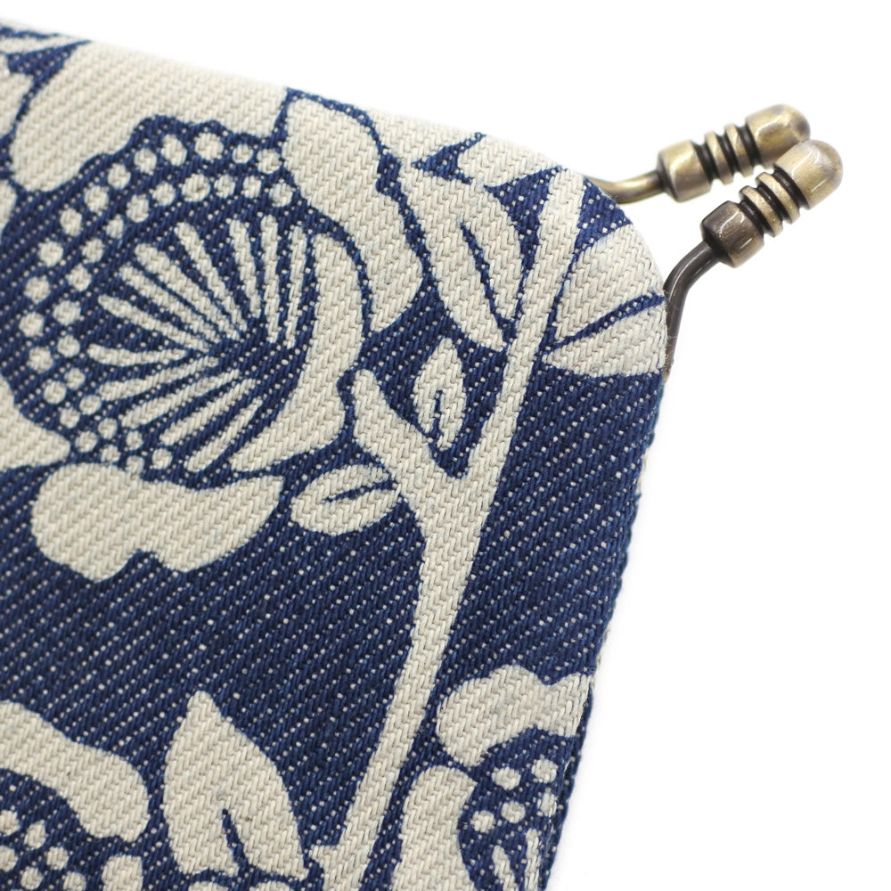 45rpm 45R ポーチ 眼鏡ケース インドシルク 木版 カディ 更紗 絹