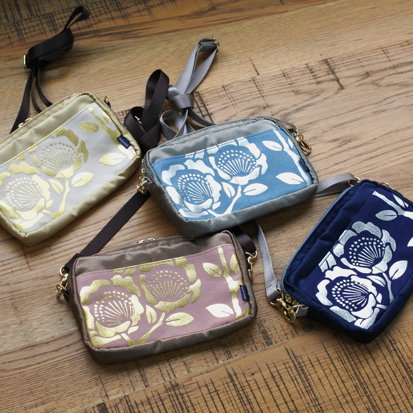 [箔プリント] ウォレットショルダーバッグ
